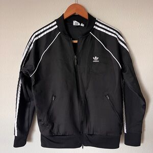Adidas Women’s Black Track Jacket - Size L